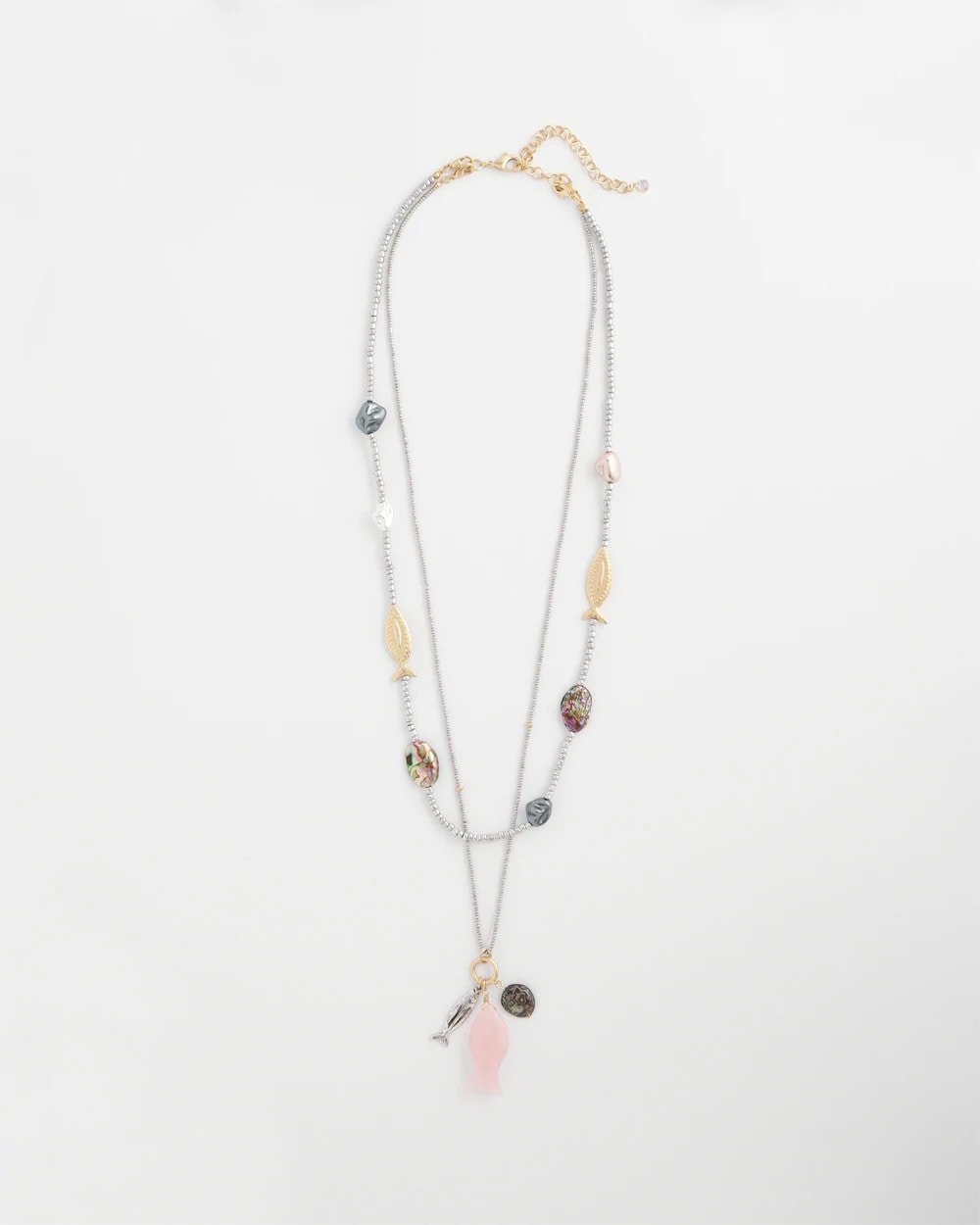Chico's Originals White Jade Ocean Necklace | Chico's